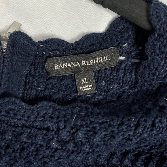 Banana Republic Sweater Blue XL - Picture 3 of 4